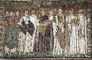 Justinian, Bishop Maximilian Annus and entourage